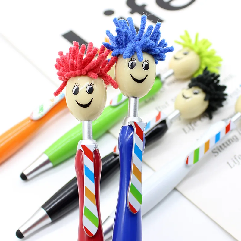 Cartoon Neutral Pen Cute Smile Face Box With Action Pen - Temu