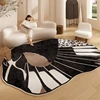 Irregular Shape Living Room Carpet Simplicity Light Luxury Coffee Tables Rug Plush Fluffy Cloakroom Bedroom Bedside Mat Alfombra 3