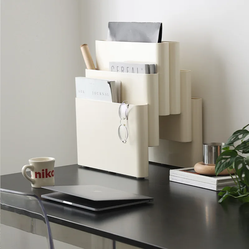 Realife Nordic Creative Home Bookshelves Ins Vintage Floor standing Magazine Shelves Book Shelves Plastic Photography