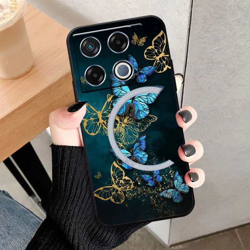 Sleek Black TPU Shockproof Phone Case - Soft Silicone Protective Back Cover