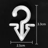 100PCS/lot Plastic Small 2 Shape Hooks for Glove and Hat Display 6