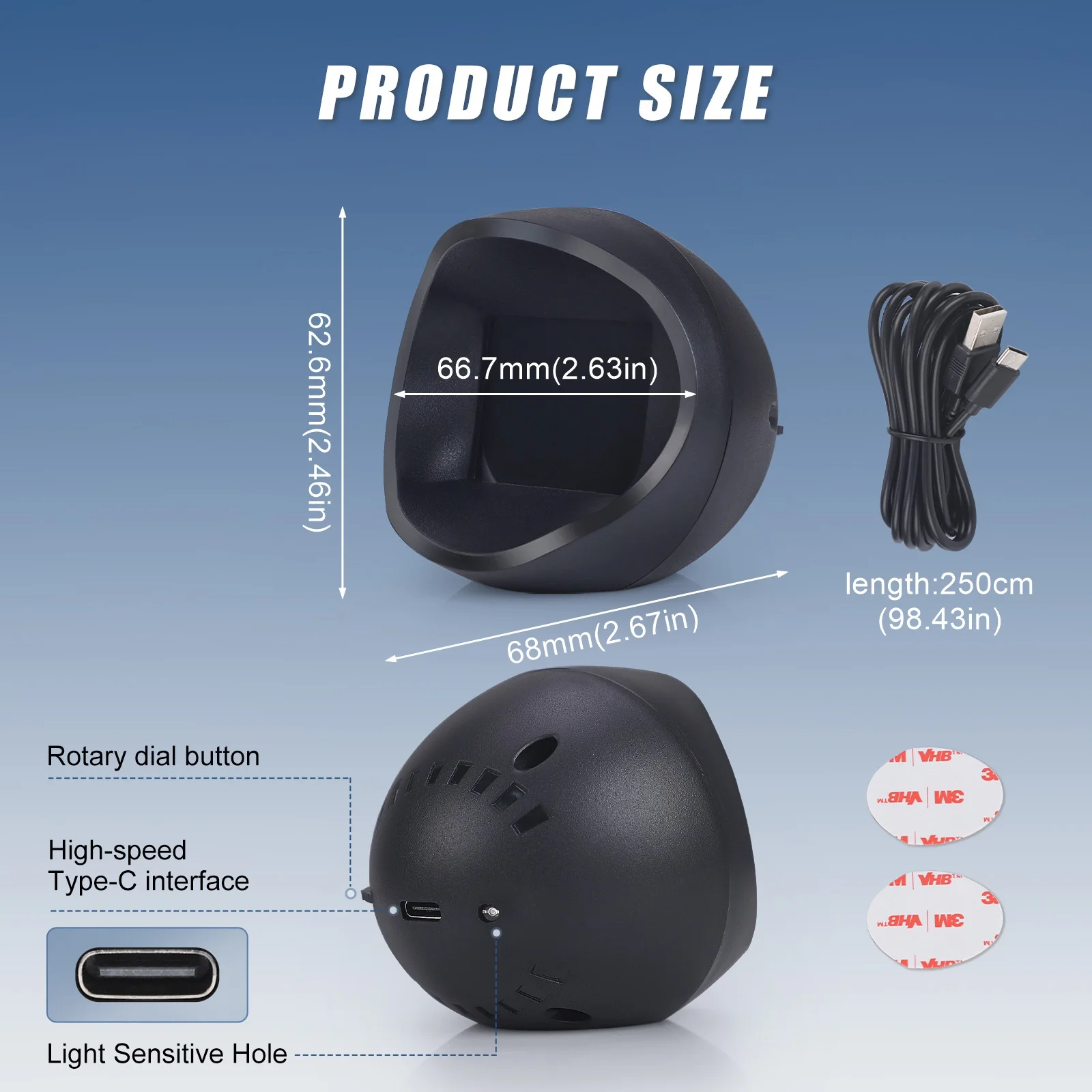 Display Head-up Universale per Veicoli con Velocità/Chilometraggio/Altitudine/Orologio/Tachimetro, GPS HUD per Auto con Espressioni Dinamiche Multiple per Tutte le Auto - immagine 2