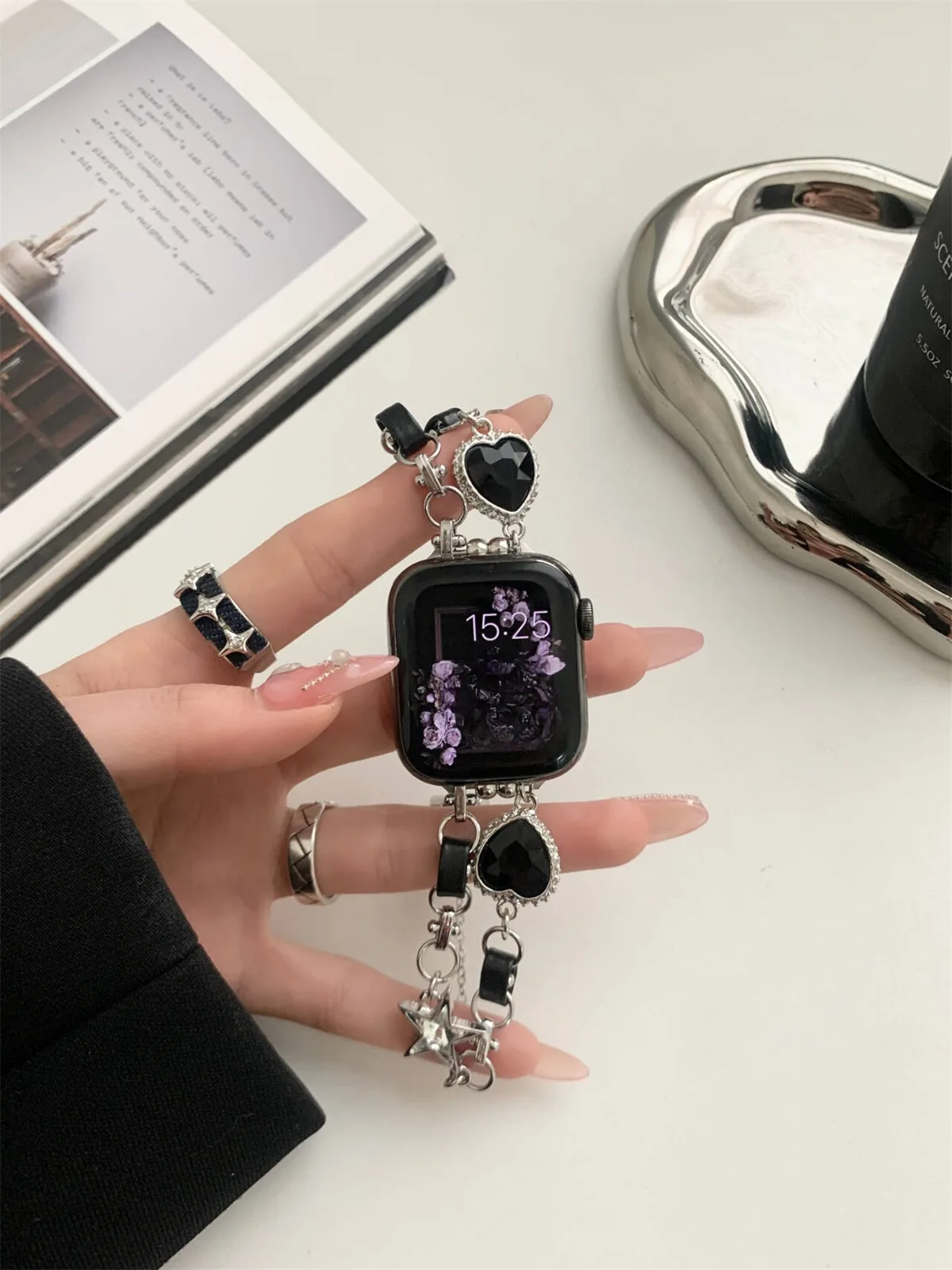 iWatch 42/44/45/46/49mm 38/40/41mm Metal Moda Saat Kayışı Watch Serisi Ultra2 Serisi 10/9/8/7/6/5/4/3/2/1_voghion.com