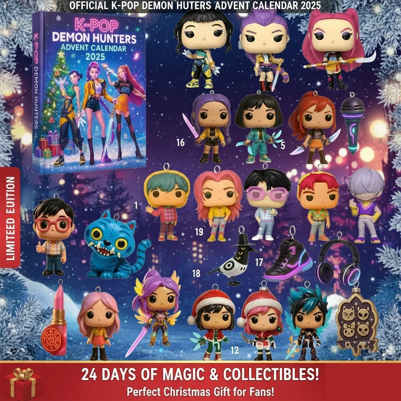 Calendrier De L'Avent K Pop De-mon H-Hunters Merch,KKPop H