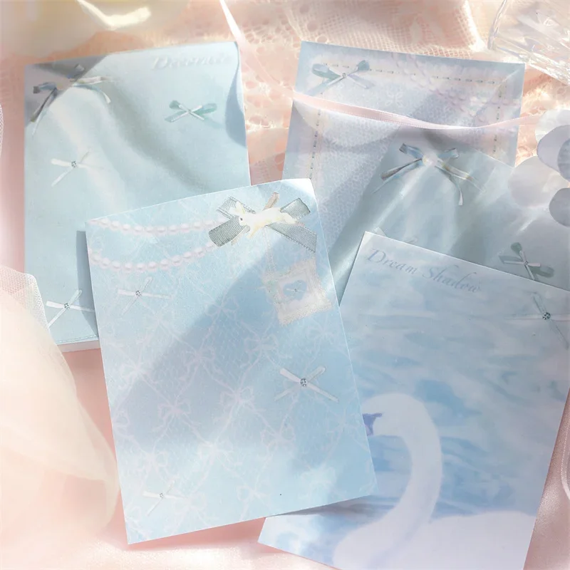 

80Pcs Memo Pads Material Writing Notes Dance Bottom Ballet Collage Decorative Notebooks Handbook Scrapbook 153*100MM