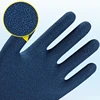 Garden Gloves Anti-Slip Wear-resistant Latex Labor Safety Protection Glove Construction Site Heavy Duty Rubber Coated Work Glove 5