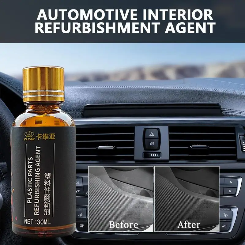 

Car refurbished agent long lasting auto dashboard coating liquid car plastic restorer agent auto leather seat renewal agent
