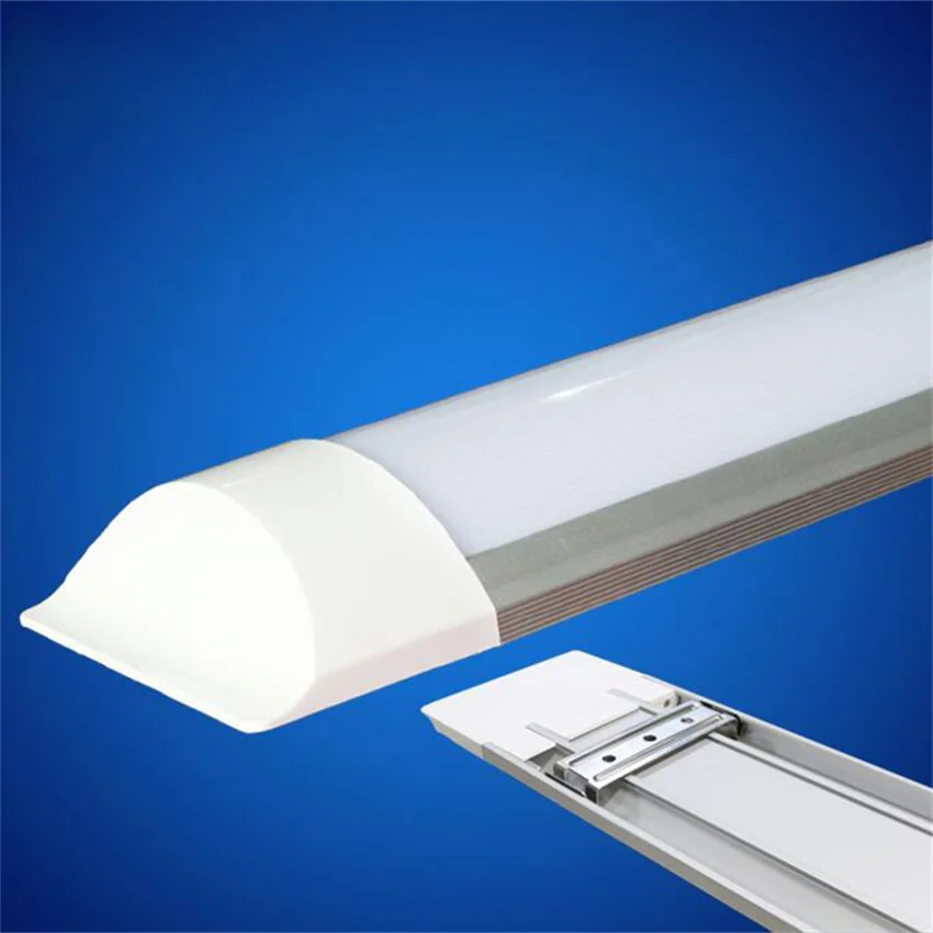 Free Shipping Competitive Price 2ft 3ft 4ft 5ft LED Linear Batten Purification Flat Tube Light Lamp Lighting