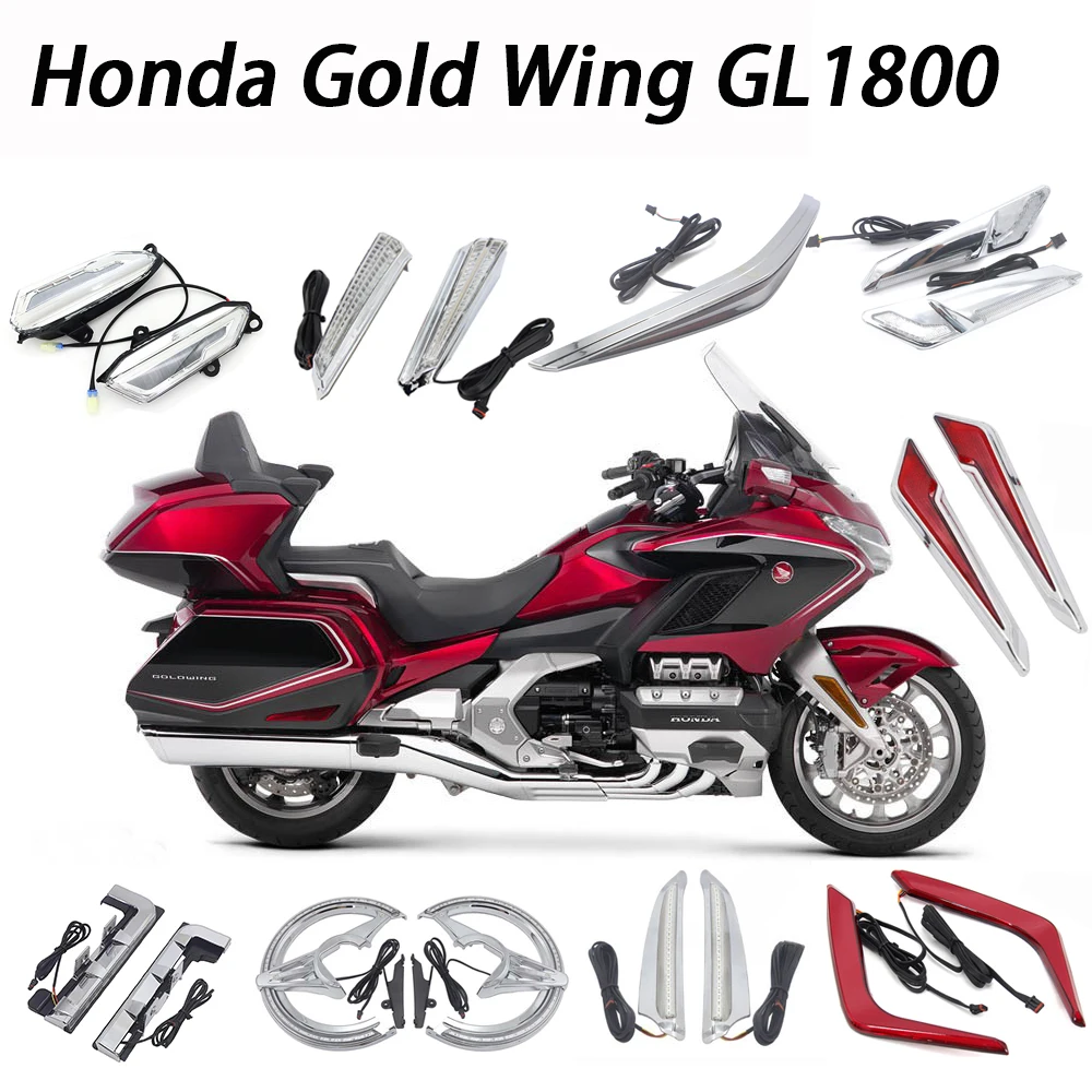 

Suitable for Honda Gold Wing GL1800 modified parts Gold Wing accessories turn signal tail light decoration LED series