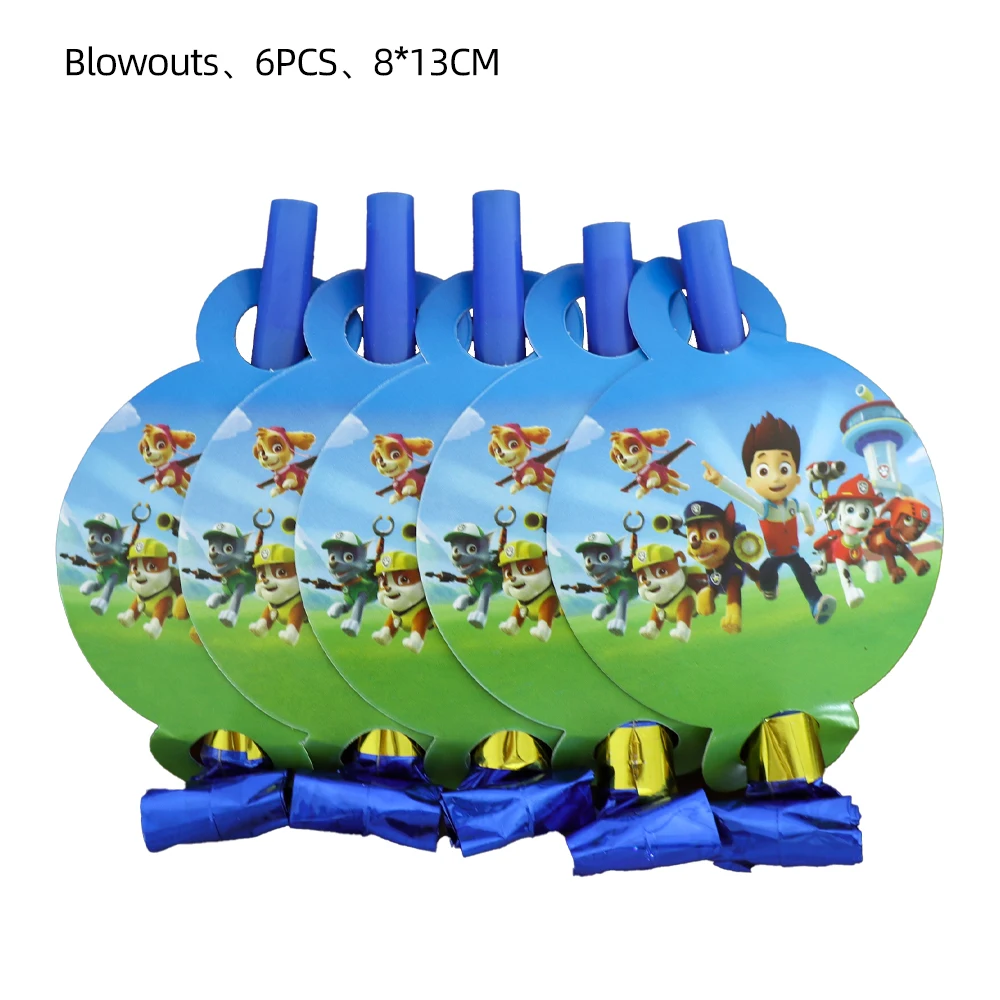 Paw Patrol Geburtstagsparty-Dekoration, Einweggeschirr, Hundetischdecke, Teller, Becher, Serviette, Paw Patrol Partygeschenke, Geschenke, Zubehör – Detail 9
