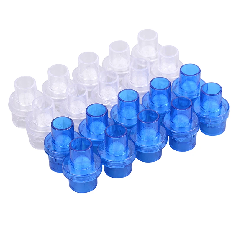 10 Pcs Disposable One-way Filter Plugs CPR Mask Training Valves Mouthpieces Micromask Accessories 2