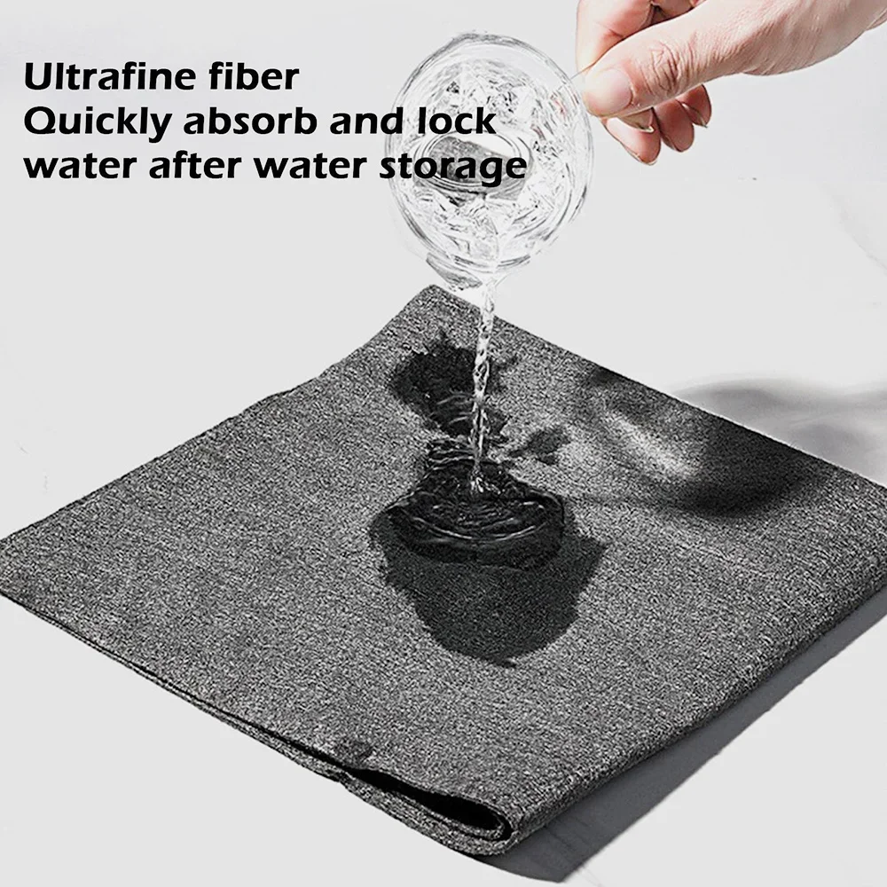 Thickened Cleaning Towel Reusable Microfiber Washing Rags Wipe Cloth for Kitchen Bathroom No Trace Glass Cleaning Accessories