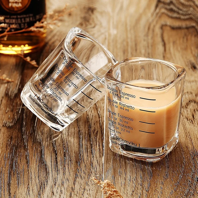 Buy Glasses Measuring Cup 2 PACK 1.5 oz/45ml Whiskey Glass Cup