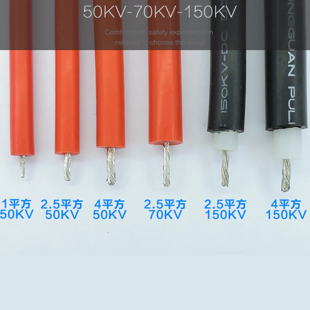 Agg Hochspannungs-Silikon-Gummi-Kabel-Draht dc 200kv 2,5