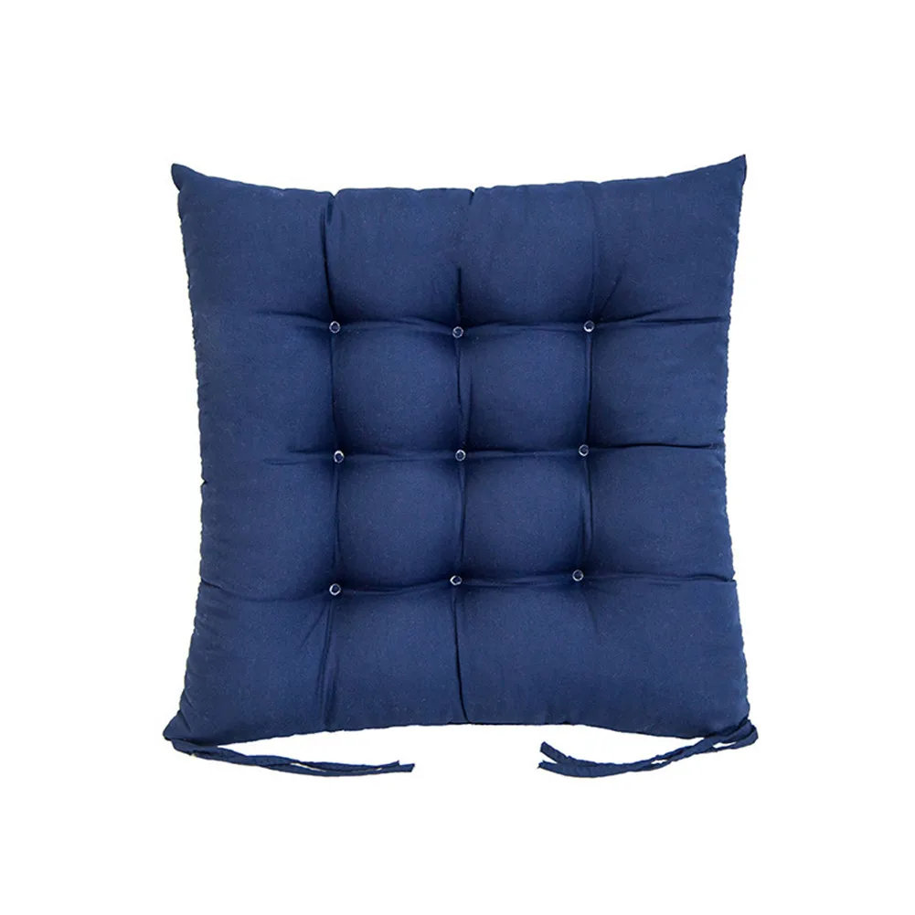 Coussin de Chaise Rembourré pour Intérieur de Jardin,Coussin D'Assise Epais  pour Bureau Maison Salle à Manger,Bleu3,40x40x9cm - Cdiscount Maison