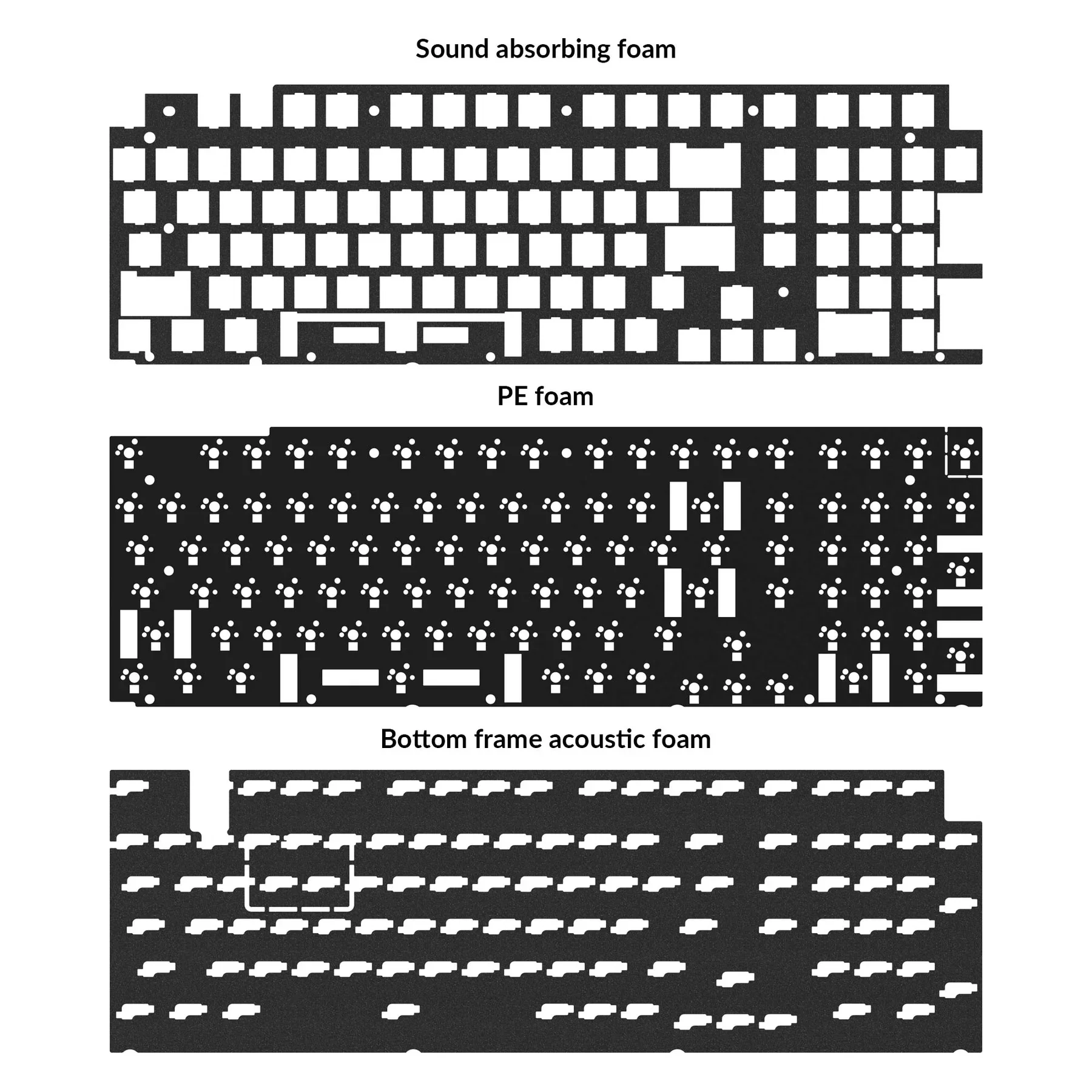 Keychron Kit Atualização Acústica q5 Pro q5 Max - Imagem 3