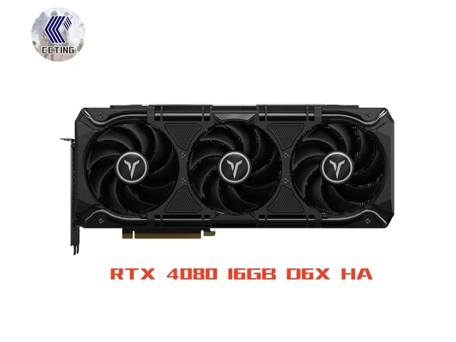 Yeston geforce rtx 4080 placa gráfica 16g 256bit gddr6x rtx4080-16g d6x  açúcar ya jogos placas de vídeo nvidia intel desktop gpu - AliExpress