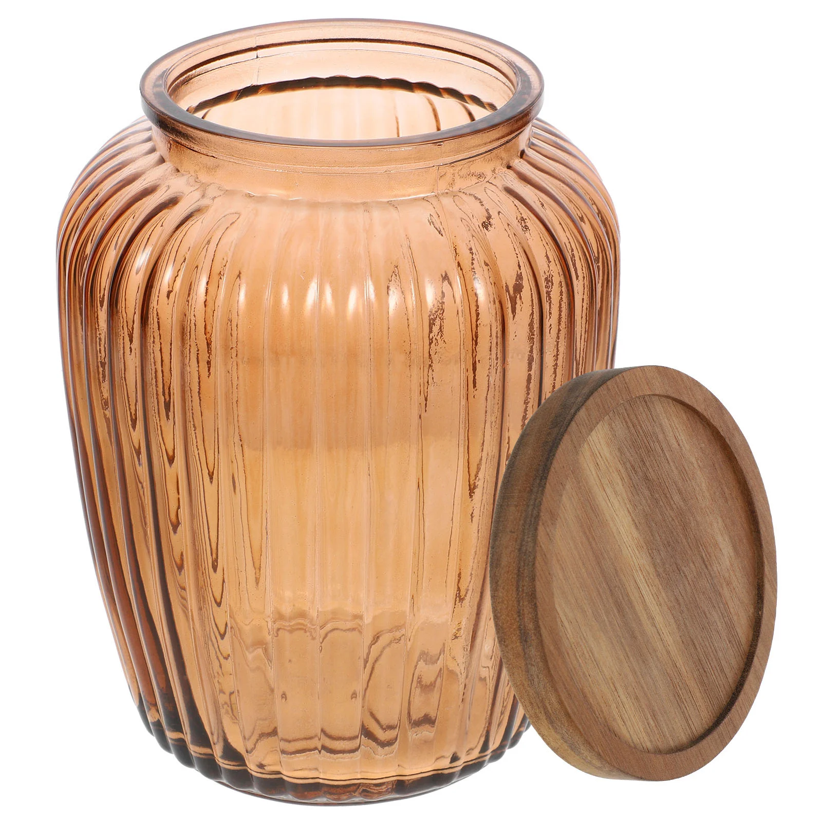 

Glass Food Storage Jar with Lid Clear Glass Jar Airtight Seal Food Storage Container for Coffee