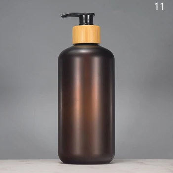 1 ชิ้นพลาสติกชุดเครื่องจ่ายสบู่เคาน์เตอร์ขวดโลชั่นห้องน้ํารีฟิลขวดเปล่าสําหรับแชมพู Body Wash Hair Conditioner 15