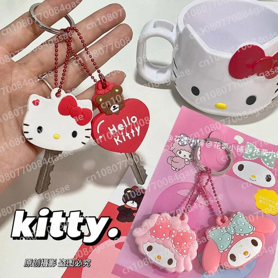 

2 шт./набор, брелок для ключей «HelloKitty My Melody»
