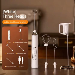 Rechargeable Handheld Electric Milk Frother - Perfect (J1 - 3T - ZJ - BAI)