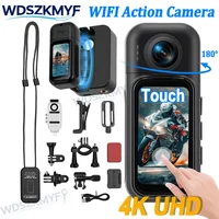 NEW 4K/1080P Mini Recorder WIFI Action Camera POV Motorcycle Bike Road Sport Cam Bicycle Vlog Pet Body Camera With Charging Case 1