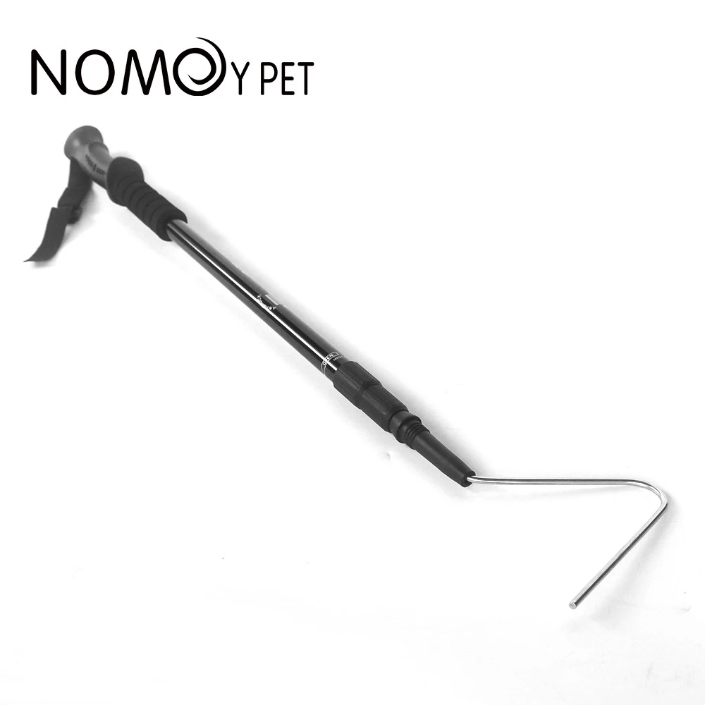 Repti Zoo Portable Mini Snake Hook Collapsible Stainless Steel Snake Tongs and Snake & Reptile Hook Retractable Catching Snake Handling Tool