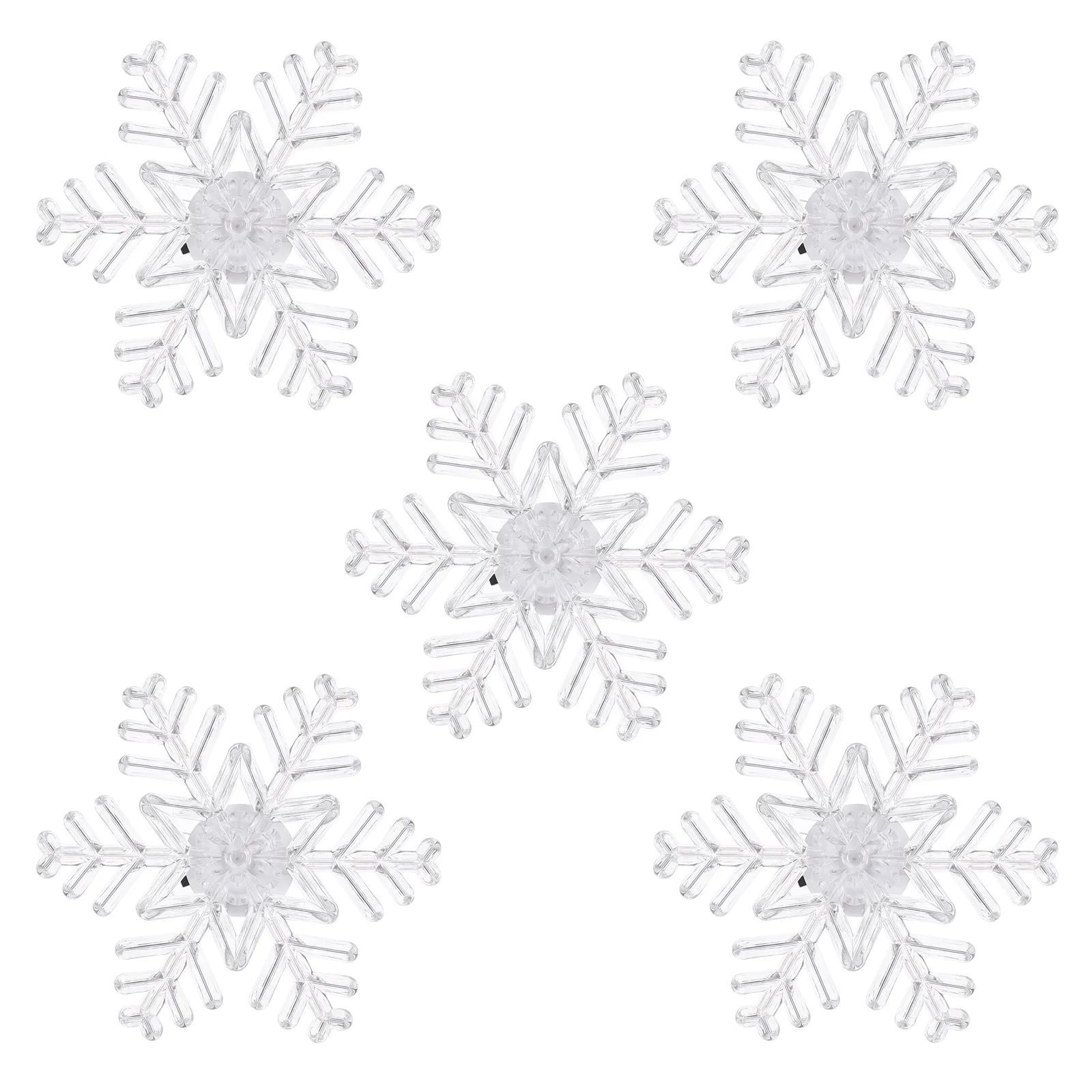 

Snowflakes Decorations Battery Operated Christmas Decorations Window Ornaments Christmas Bedroom Decorations