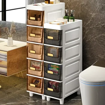 Clear Bathroom Storage Shelf 1