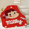 Cute Fujiya P-Peko Chan Blanket Skin friendly comfort warm soft plush blanket suitable sofa living room office bedroom 1
