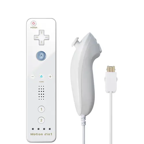 2 in 1 For Nintendo Wii Controller Set Optional Motion Plus Joystick Wireless Remote Gamepad with Silicone Case Video Game - Image 19