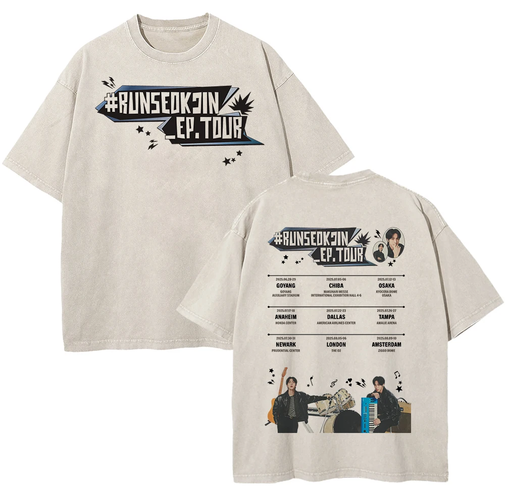 JIN RUNSEOKJIN_EP.Tour T-Shirt 2025 World Tour Echo Graphic High