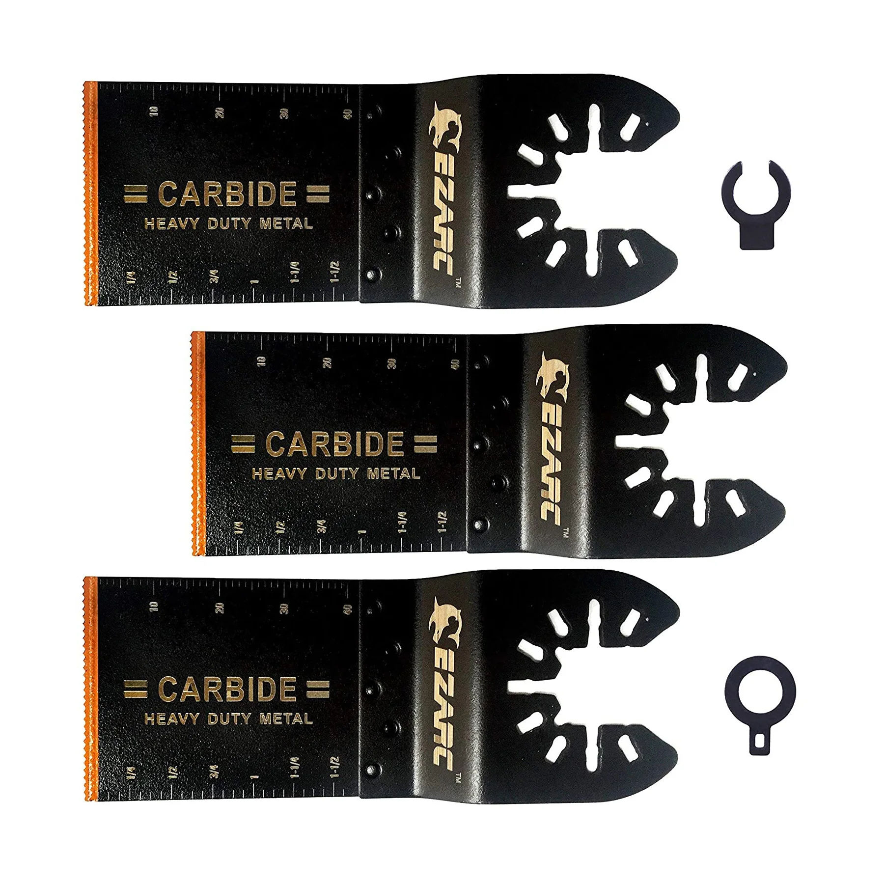 EZARC 3PCS Oscillating Multitool Blade Carbide Teeth Saw Blades Power Tool Accessories For Hard Material Metal Cutting saw blades,cutting saw blades,cutting blades