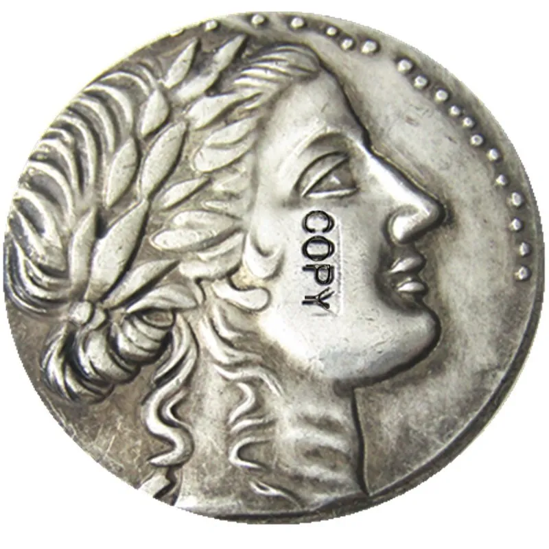 

G(43)IONIA. Милетус. Ca. 170-160 BC. AR tetradrachm Посеребренная копия монеты