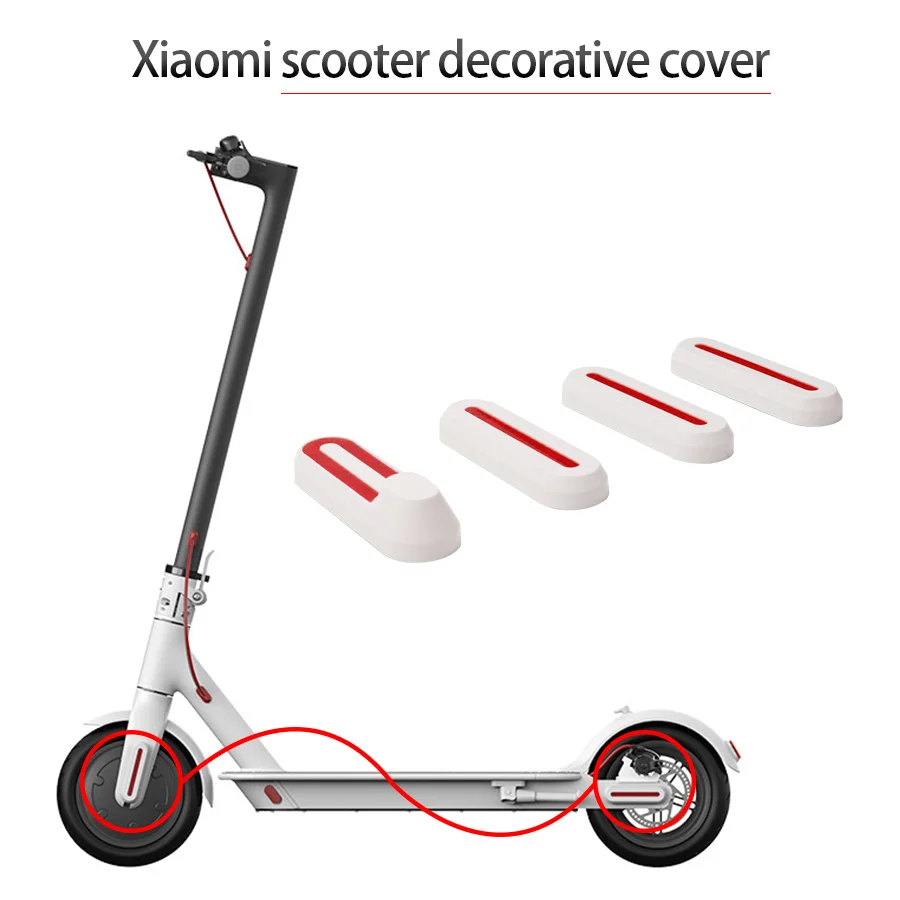Front Rear Wheel Tyre Cover Hubs Protective Shell Case Sticker For Xiaomi Mijia M365 Scooter