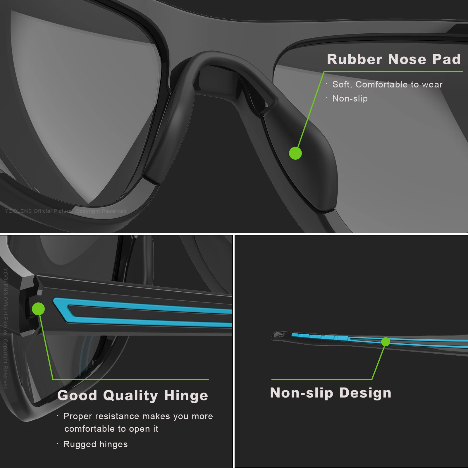 Polarized Sports Sunglasses Men Women Fishing Running Cycling Golf Driving