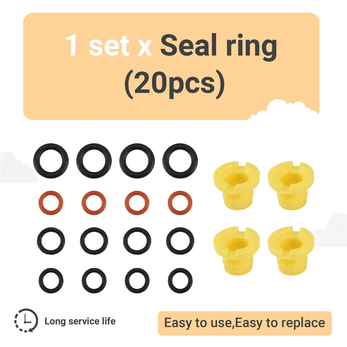 Newest O-Ring for Karcher Lance Hose Nozzle Spare O-Ring Seal 2.640-729.0 Rubber Pressure Washer for K2 K3 K4 K5 K6 K7 A