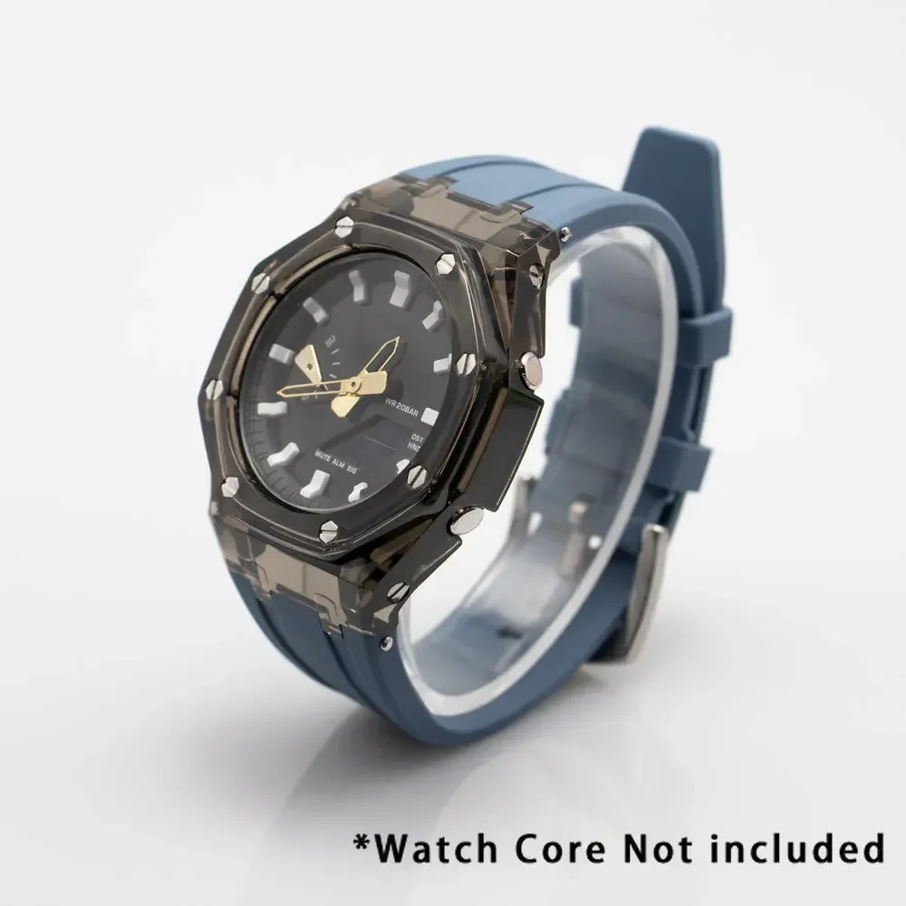 Transparent Rubber Strap Case Adapter and Replacement Band