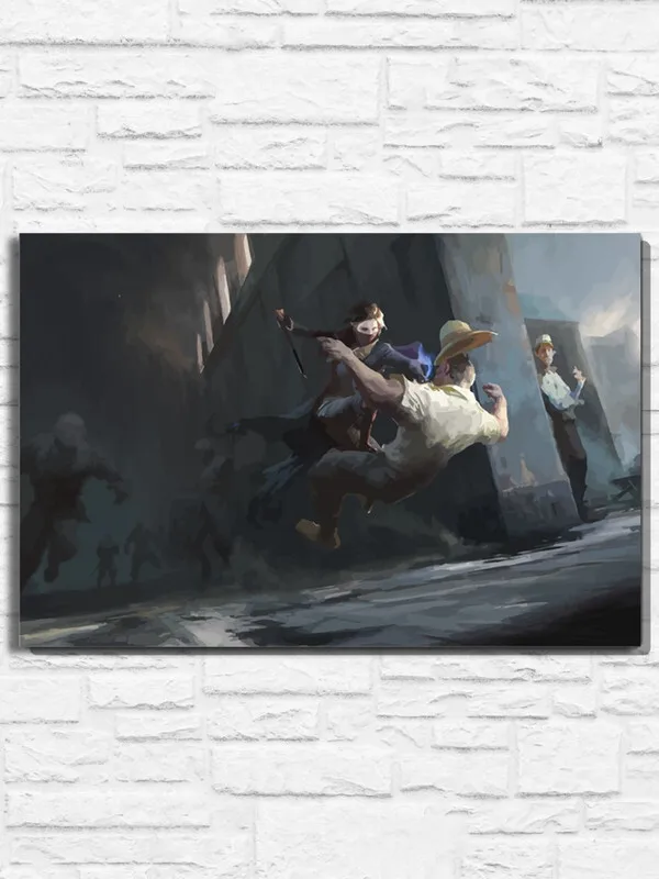 Painting By Numbers On Canvas Dishonored 2 (дизонорд 2, Emily, Корво