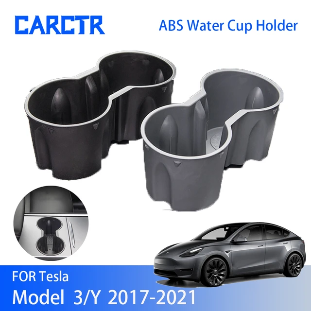 CARCTR-Porte-gobelet à eau pour placements, boîte de rangement à contrôle  central 3/Y, boisson, insert à double trou, accessoires de voiture -  AliExpress