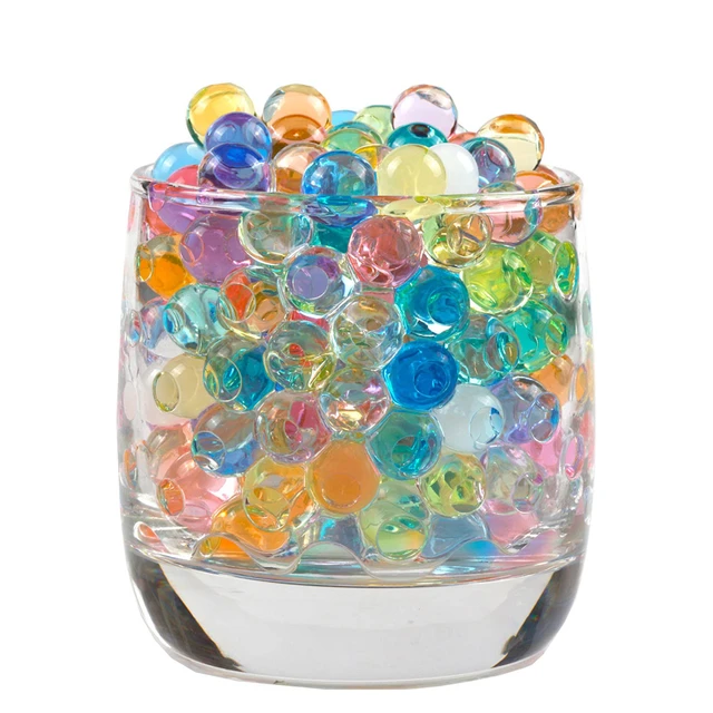 Perles décoratives en forme de L pour vase, boules en gel transparent, pour  grandir dans l'eau, décor de mariage, MSI, orbite, 500 pièces - AliExpress