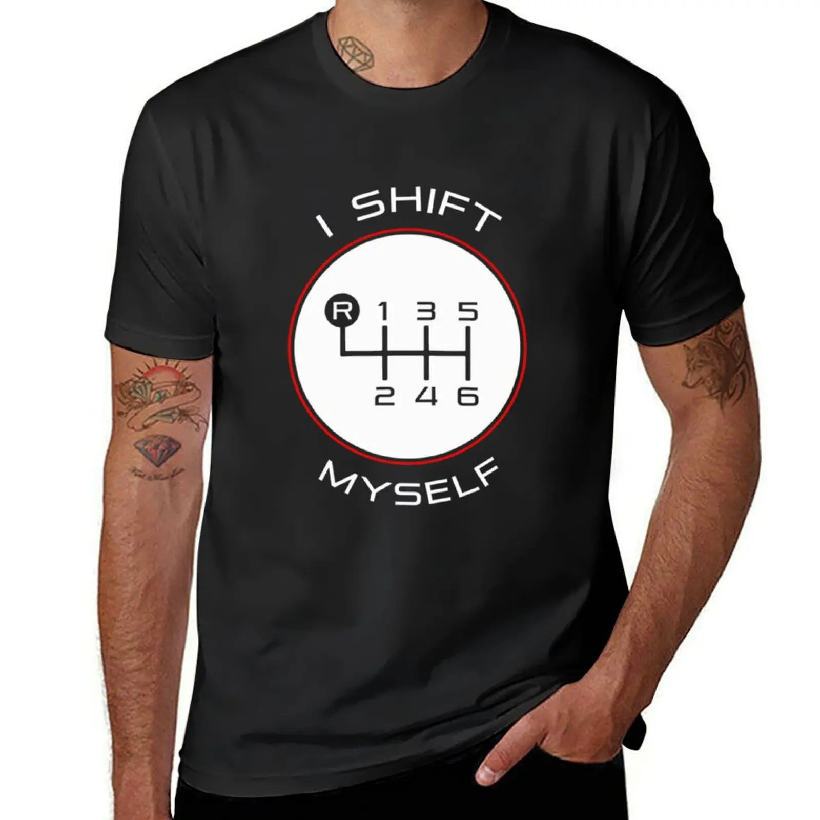 I Shift Myself T-Shirt oversizeds summer top aesthetic clothes plus size tops oversized t shirt men