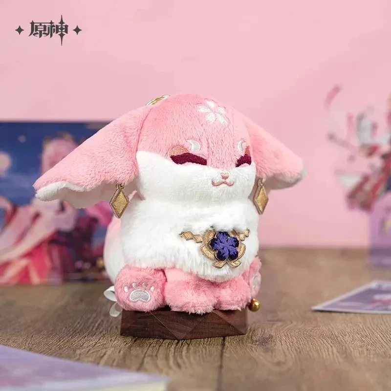 

Игрушка Genshin Impact Pink FoxYae Miko плюшевая Мягкая кукла брелок Подвеска милая сумка для косплея аксессуары поклонник подарок