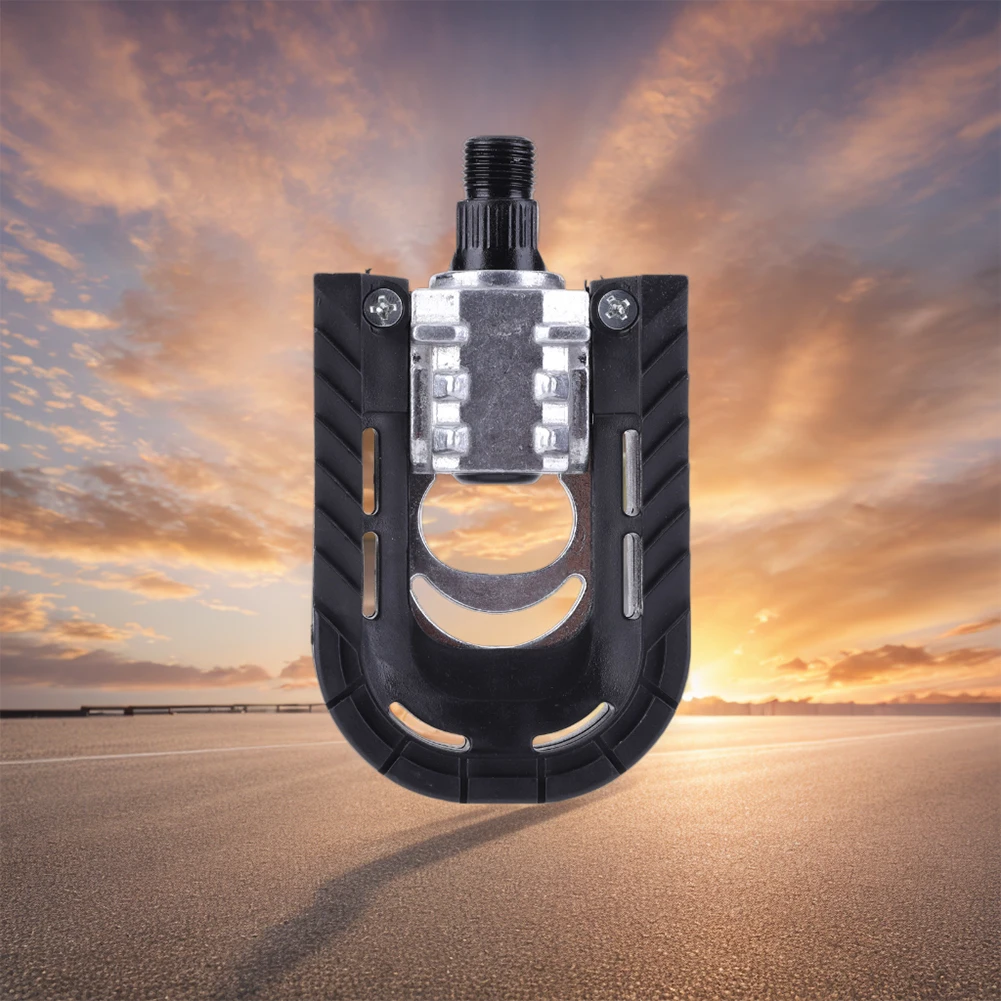 Bicycle Flat Pedals with Safety Reflective Sheet Cycling Sports Pedals Non-Slip Universal Foldable Pedals Bicycle Accessories