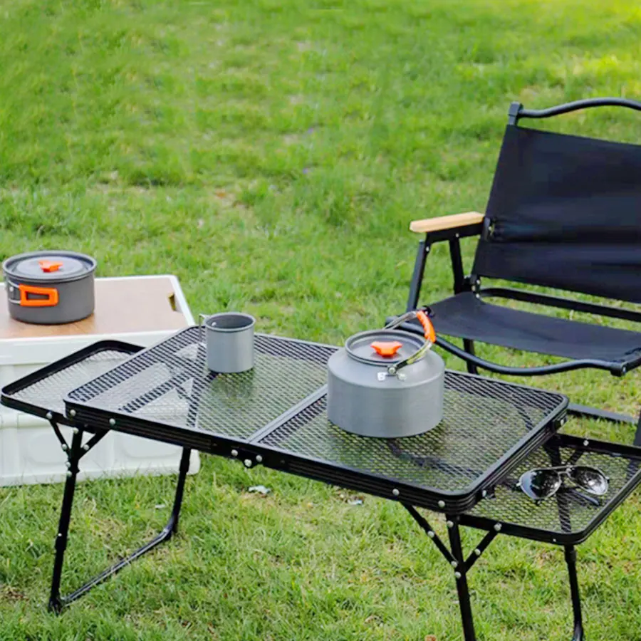 Camping Table Small Low Outdoor Folding Table Wild Dining Retractable Foldable Portable Barbecue
