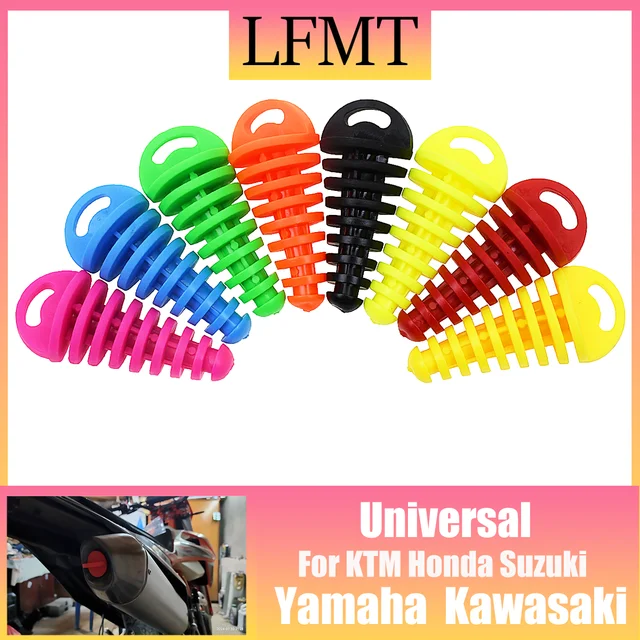 Exhaust Pipe Plug Motorcycle Motocross For KTM Yamaha Honda Kawasaki Suzuki For Honda KTM Yamaha Kawasaki Suzuki ATV