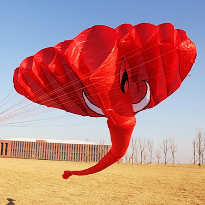 5.2M Soft Elephant Kite Inflatable 9-hole Nylon Kite Outdoor Easy To Fly and Tear Resistant Professional Kites Cometa Gigante 3