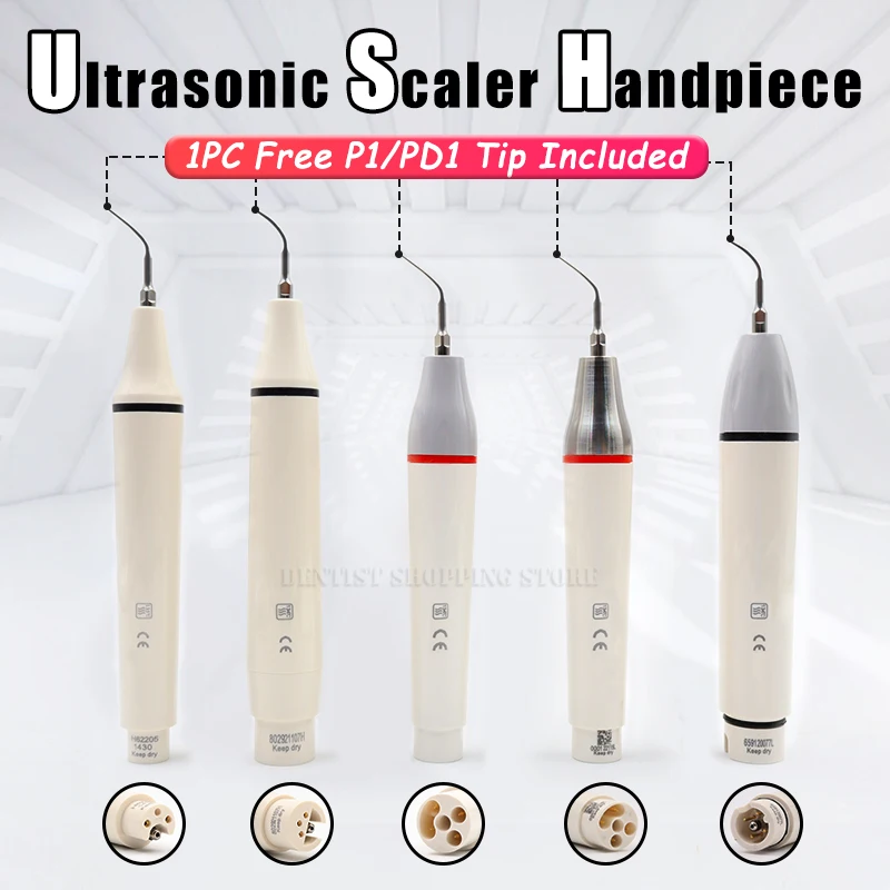 Ultrasonic Scaler Detachable Handpiece Dental Piezo Scaler Free Tip