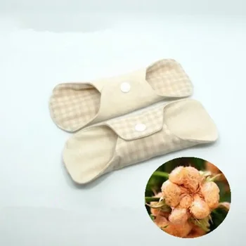 재사용 가능한 얇은 생리 천, 세척 가능한 팬티 라이너, 양면 컬러, 유기농 면 위생 패드, 여성 위생
