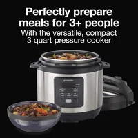 Simplicity 4-in-1 Electric Pressure Cooker, 3 Quart Multi-Function with Slow Cook, Steam, Sauté, Rice, Electric Rice Cooker 2